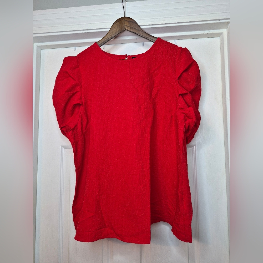 Emery Rose Red Women's Top Size 2xl Nwt